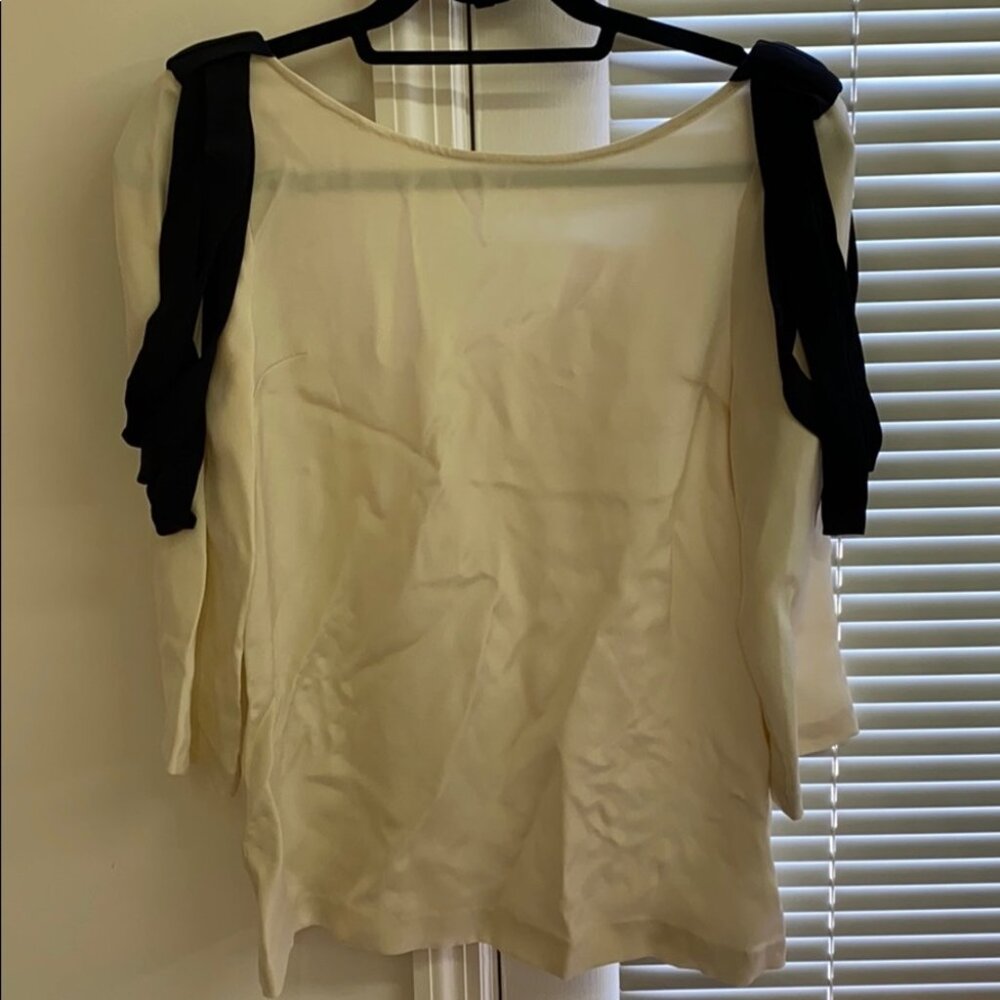 Loeffler Randall cream silky top